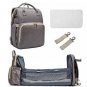 3-in-1 Baby Diaper Bag with Portable Foldable Bassinet & Changing Station