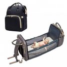 3-in-1 Baby Diaper Bag with Portable Foldable Bassinet & Changing Station