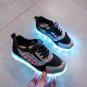 Kids LED Light-Up Sneakers USB Rechargeable Glowing Shoes