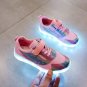 Kids LED Light-Up Sneakers USB Rechargeable Glowing Shoes