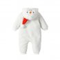 Infant Thicken Fleece Hooded Jumpsuit Warm Playsuits