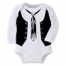 Baby Boy Gentleman Bowtie Romper