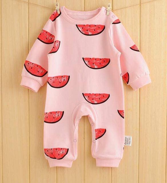 Baby Boy Girl Long Sleeve Head Cartoon Jumpsuit