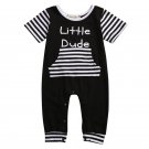 Baby Boy Romper Little Dude Cotton Jumpsuit