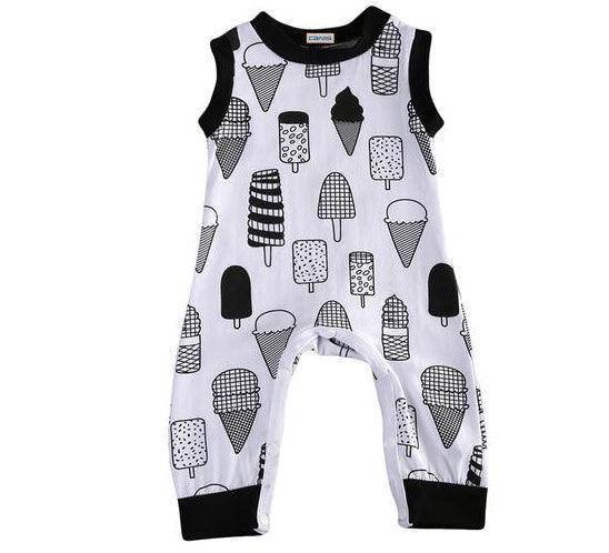 Baby Boys Ice Cream Romper Jumpsuit