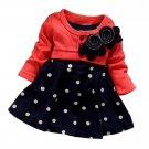 Baby Girl Cotton Flower Dress Clothes