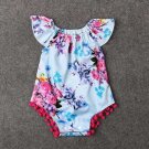 Baby Girl Flower Tassels Onesie Romper