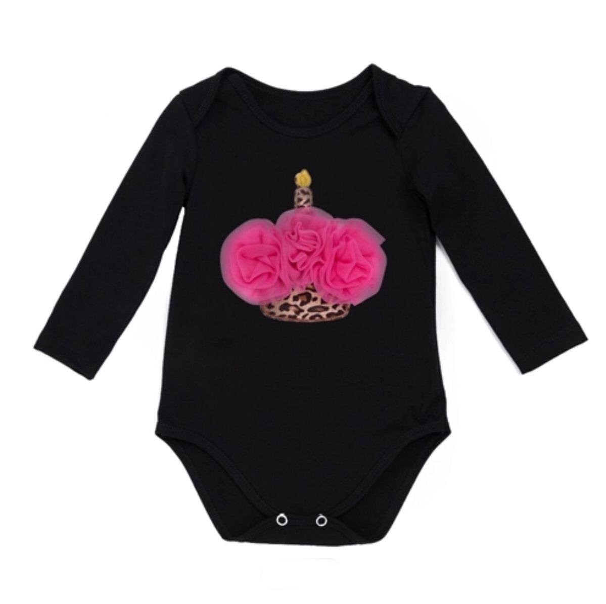 Baby Girl Rose Flower Romper Jumpsuit