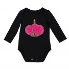 Baby Girl Rose Flower Romper Jumpsuit
