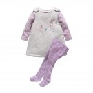 Baby Girl Thick Cat Dress Pantyhose Romper
