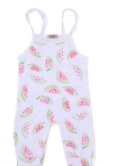 Baby Girl White Watermelon Romper Clothes