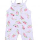 Baby Girl White Watermelon Romper Clothes
