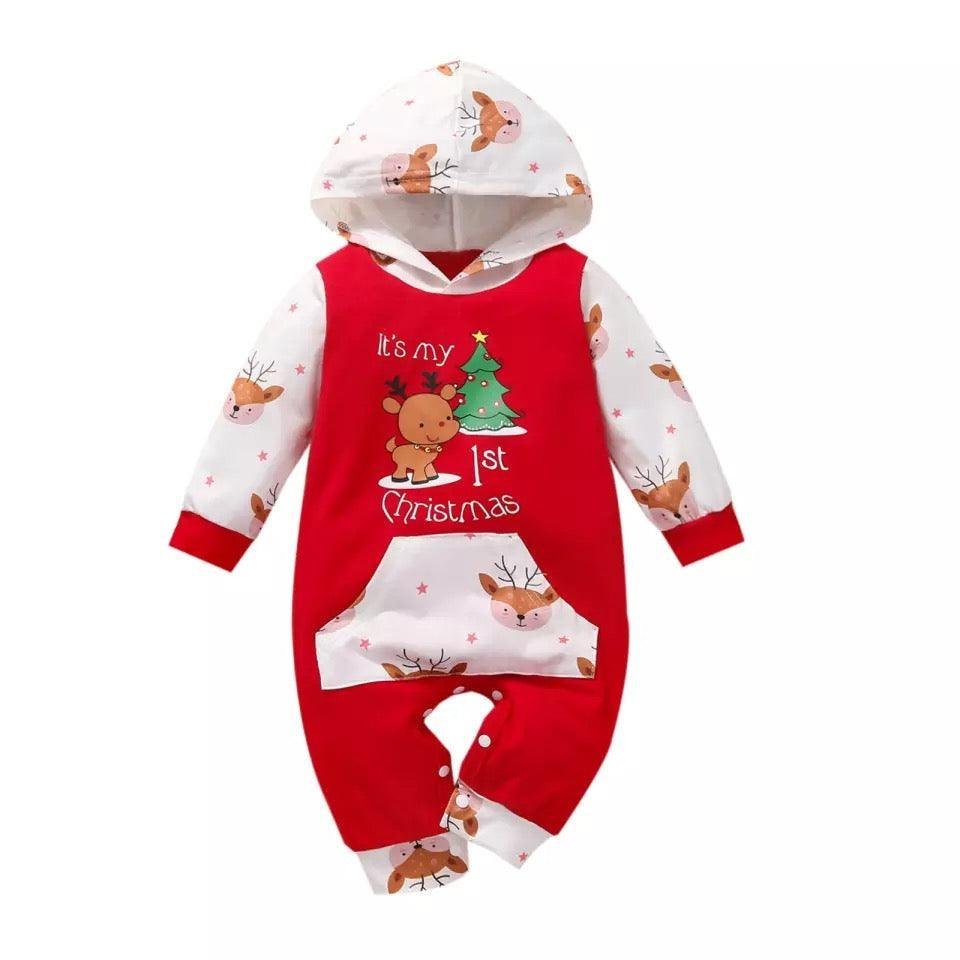 Baby Long Sleeve Christmas Romper Jumpsuit
