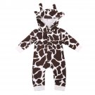 Baby Milk Cow Hooded Romper Costume