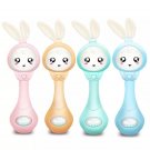 Baby Bunny Musical Rattle Teether Toy Soft Safe & Soothing Fun