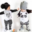 Baby Unisex Boys Girls T Shirt Pants Outfit Clothes