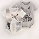 Baby Unisex Wolf Animal Design Romper