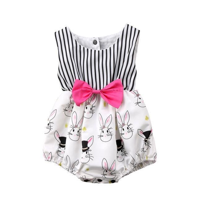 Beautiful Baby Girls Rabbit Romper