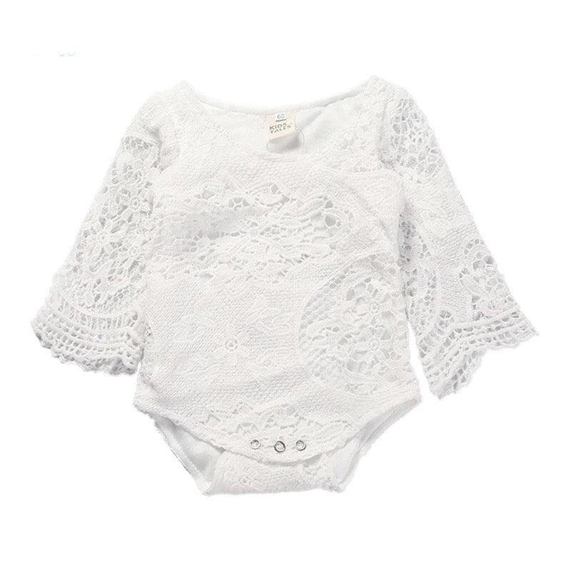 Bohemian Princess White Lace Bodysuit