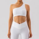 Women Ribbed One-Shoulder Sports Seamless Activewear