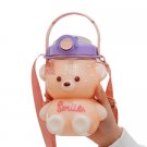 Children Bear Kawall Straw Water Bottle