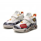 Children Boys Patchwork Mesh Leather Running Sneakers Shoes