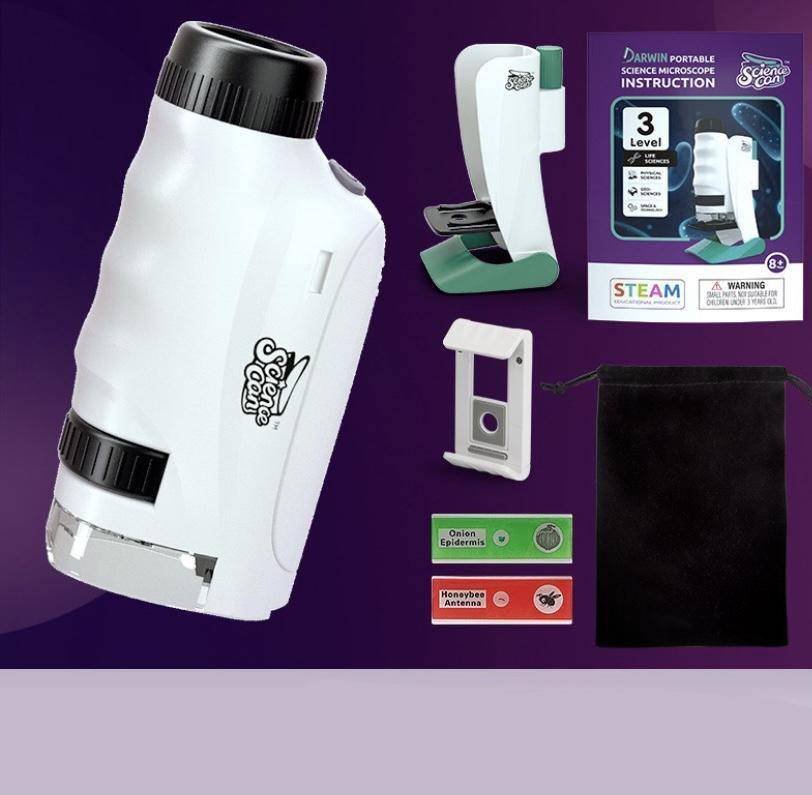 Children&acirc;��s Scientific Toy Portable Mini Microscope