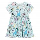 Children unicorn party costume dresses