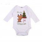Christmas Baby Boy Girl Romper Jumpsuit Dear Clothes