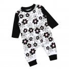 Cute Newborn Baby Girls Floral Romper Cotton Outfit