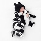 Newborn Panda Striped Romper Clothes