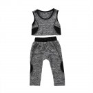 Exquisite Girls Sleeveless Tops Pants Outfit