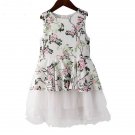 Girls Flower Dress Summer Party Clothes