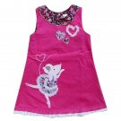 Infant Baby Girls Embroidered Dance Rabbit Dress