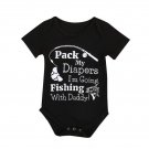 Infant Letter Design Romper Bodysuit