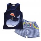 Infant Shorts Sleeveless Tshirt Cotton Vest Clothes