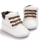 Infant Unisex White Soft Sole Shoes