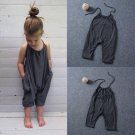 Kid Baby Girls Strap Cotton Romper Clothes