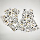 Kids Boy Girl Print Panda Dress T Shirt Pants
