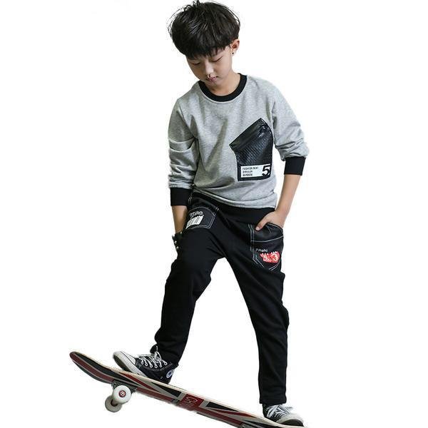 Long Sleeve Boys Sets Tracksuit Summer Clothes Outfit