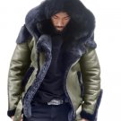 Mens Faux Warm Coat Thicken Jacket