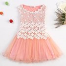 New Lace Flower Girl Dresses Hollow Mesh
