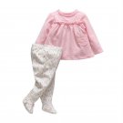 New Tender Flower Baby Girls Suit Pant