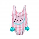 Newborn Baby Girl Watermelon swimsuit