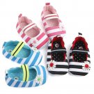 Newborn Baby Girls Canvas Solid Shoes