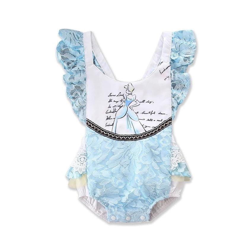 Newborn Baby Girls Ruffles Jumpsuit