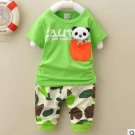 Panda Pocket Cartoon Baby Boy Sport Suit Outfit