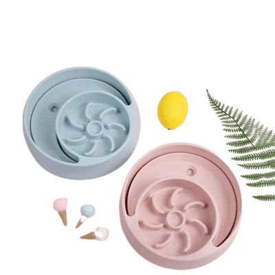 Pet Cats And Dogs Durable Drinking And Eating Dual-use Anti-Squatting Bowl