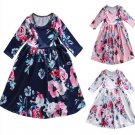 Princess Sunflower Ruffle Wedding Party Dress