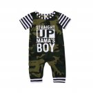 Straight Up Mama's Boy Romper Jumpsuit